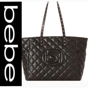 Bebe Olivia Icon Logo Tote & Makeup bag